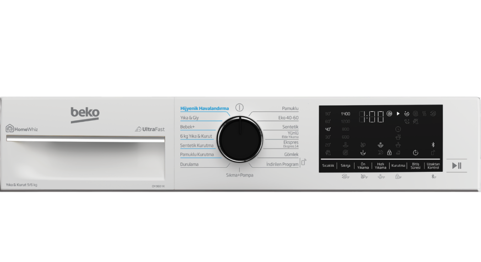Beko CM 960 YK Kurutmalı Çamaşır Makinesi