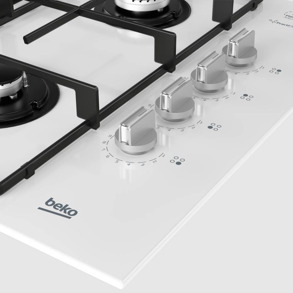Beko BOCD D 6511 EKB Gazlı Cam Tablalı Ocak