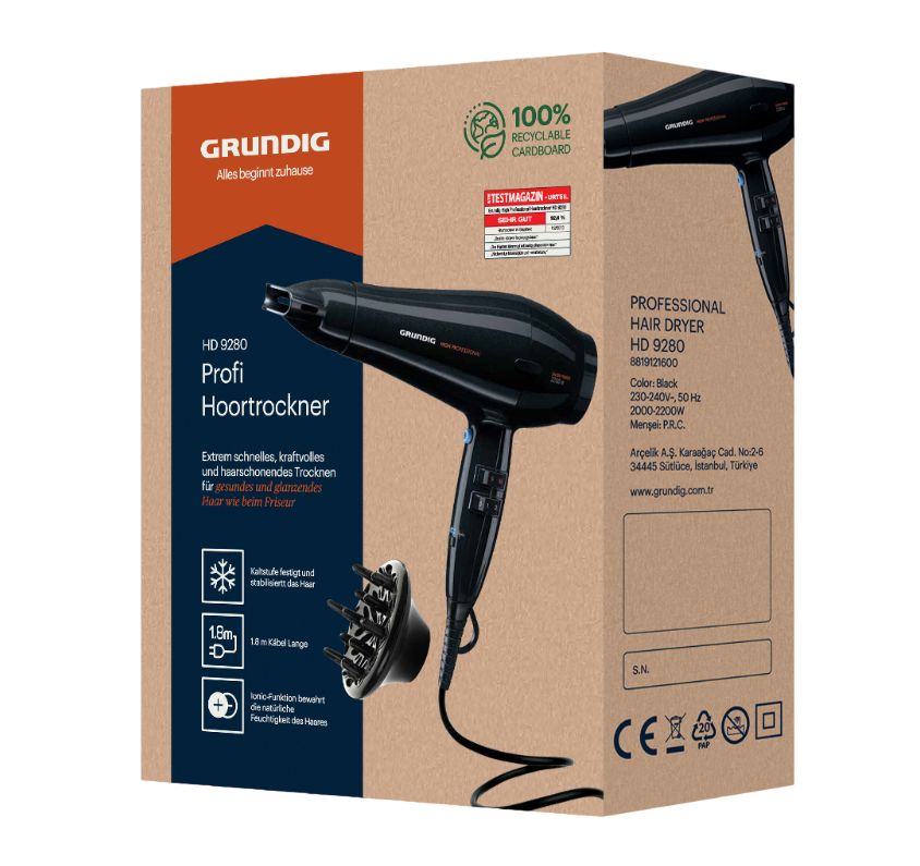 Grundig HD 9280 Saç Kurutma Makinesi