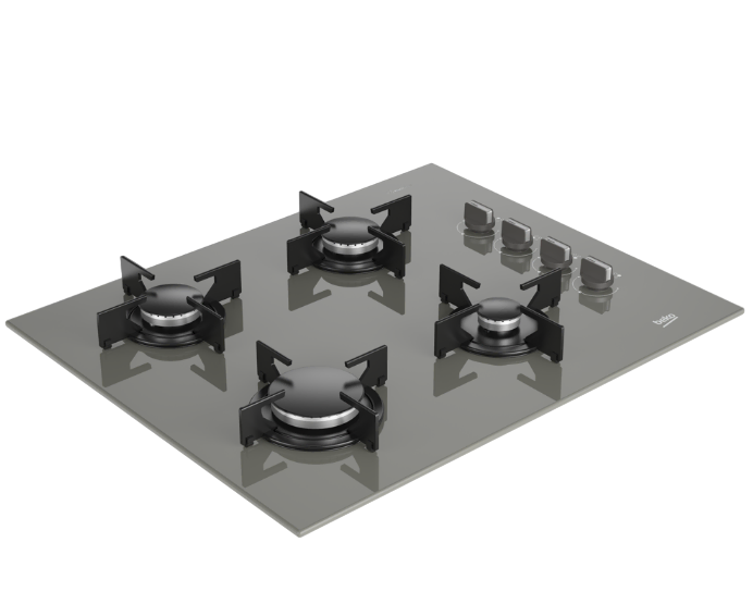 Beko Manhattan Gri Buhar Destekli Cam Ankastre Setler | Çeyiz Seti | BDE 6062 G Duvar Tipi Davlumbaz | BFC 430 G Buhar Destekli Fırın | BOCD T 6510 EG Gazlı Cam Tablalı Ocak