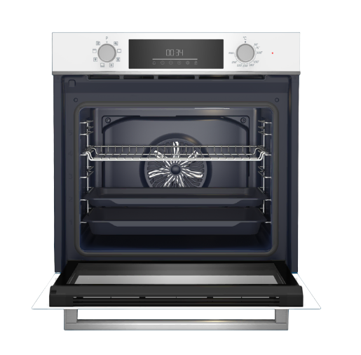 Beko Beyaz Cam Buhar Destekli Ankastre Setler | Çeyiz Seti | BDE 6062 B Duvar Tipi Davlumbaz | BFC 430 B Buhar Destekli Fırın | BOCD T 6510 EB Gazlı Cam Tablalı Ocak