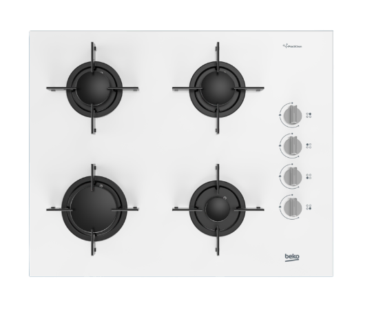 Beko Beyaz Cam Buhar Destekli Ankastre Setler | Çeyiz Seti | BDE 6062 B Duvar Tipi Davlumbaz | BFC 430 B Buhar Destekli Fırın | BOCD T 6510 EB Gazlı Cam Tablalı Ocak