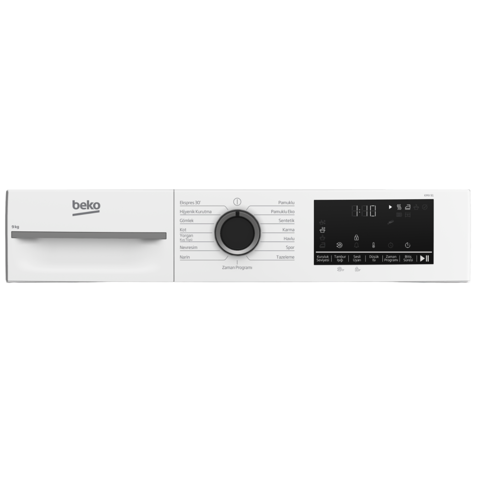 Beko 9 KG 1200 Devir Çamaşır Makinesi ve Kurutma Makinesi Çeyiz Seti