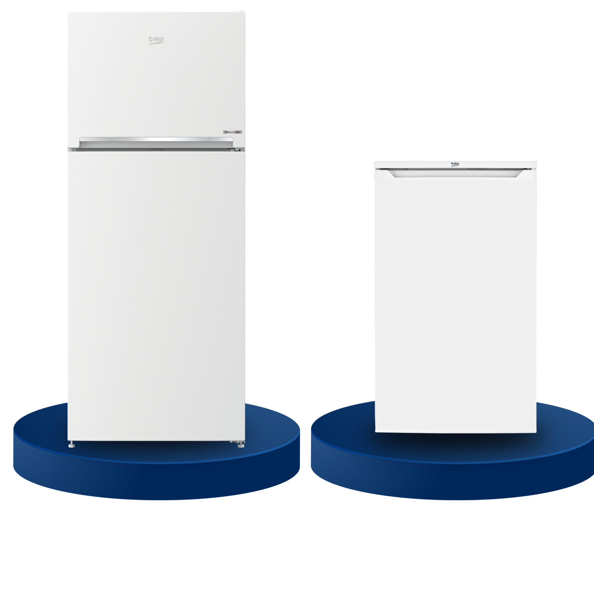 Beko 2'li Çeyiz/ Beyaz Eşya Seti | 970357 MB No Frost Buzdolabı | 7030 MB 3 Bölmeli Derin Dondurucu