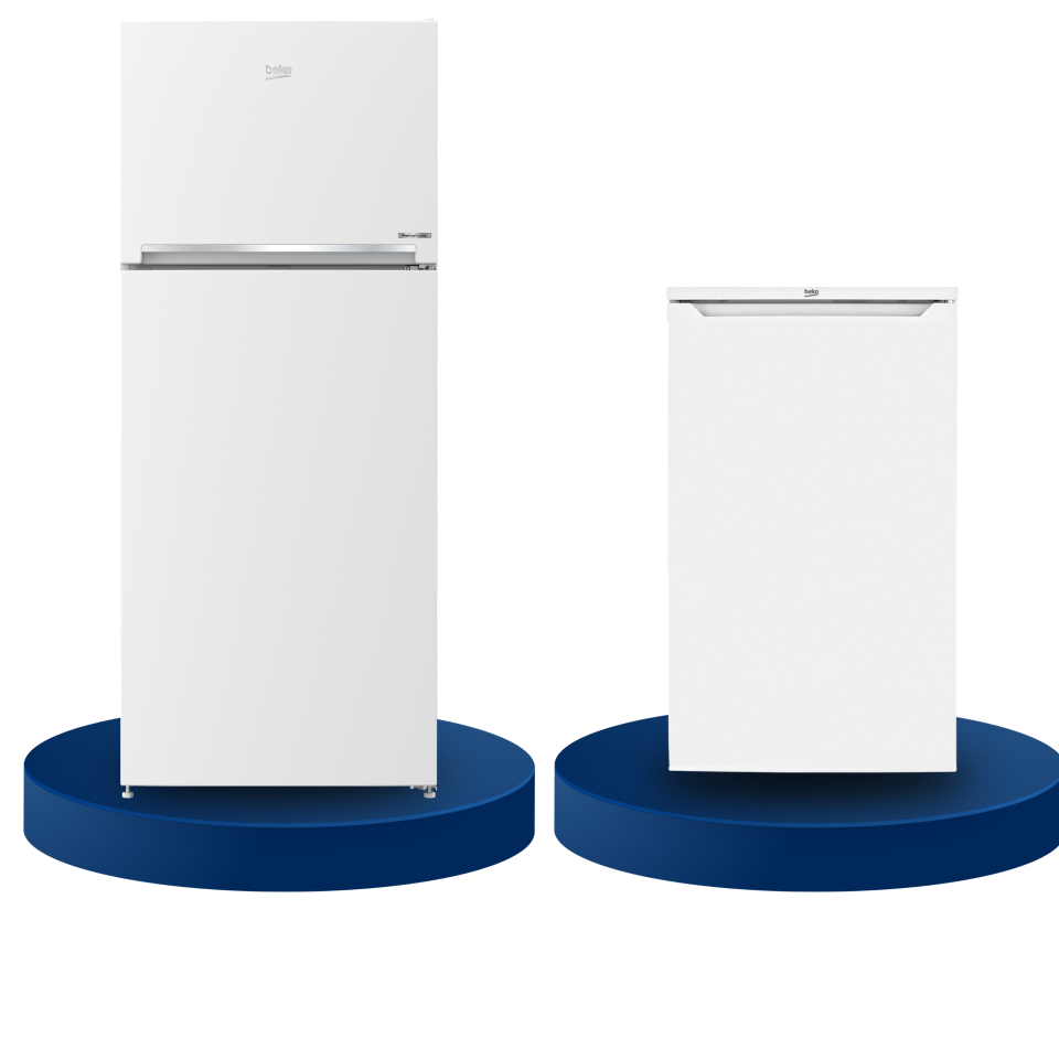 Beko 2'li Çeyiz/ Beyaz Eşya Seti | 970357 MB No Frost Buzdolabı | 7030 MB 3 Bölmeli Derin Dondurucu