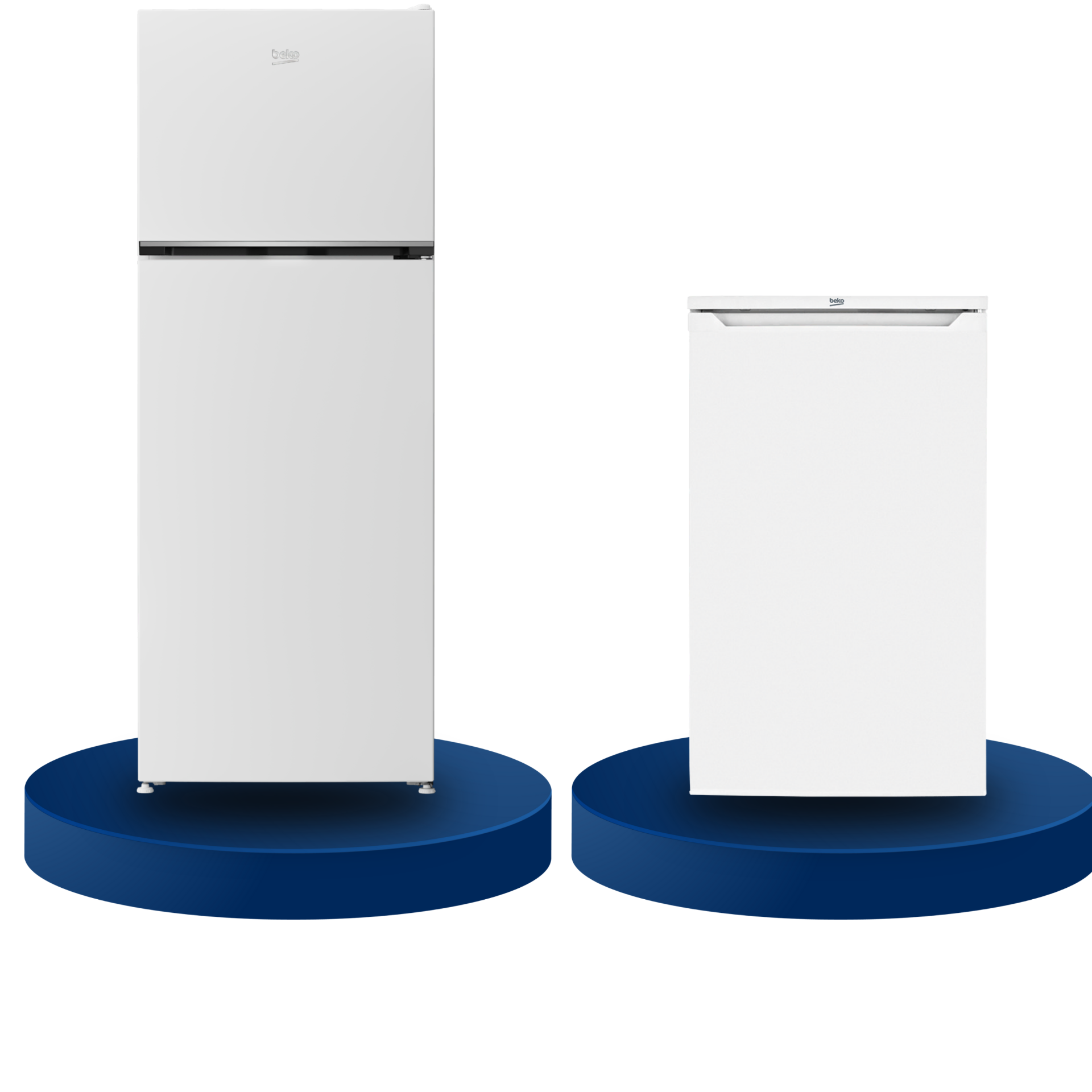 Beko 2'li Çeyiz/ Beyaz Eşya Seti | 970477 MB No Frost Buzdolabı | 7030 MB 3 Bölmeli Derin Dondurucu