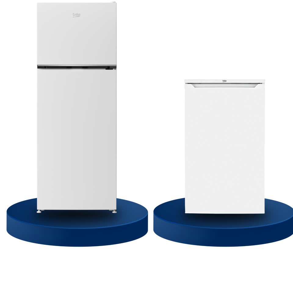 Beko 2'li Çeyiz/ Beyaz Eşya Seti | 970477 MB No Frost Buzdolabı | 7030 MB 3 Bölmeli Derin Dondurucu